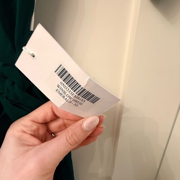 Reformation WINSLOW Emerald Wrap Dress - XS - BNWT - Picture 5 of 8